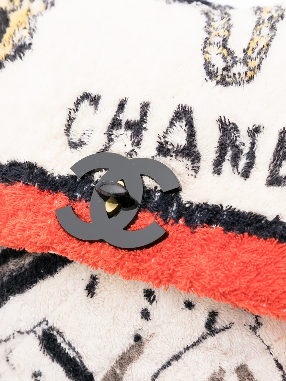 фото Chanel pre-owned махровый рюкзак 1994-го года с логотипом cc