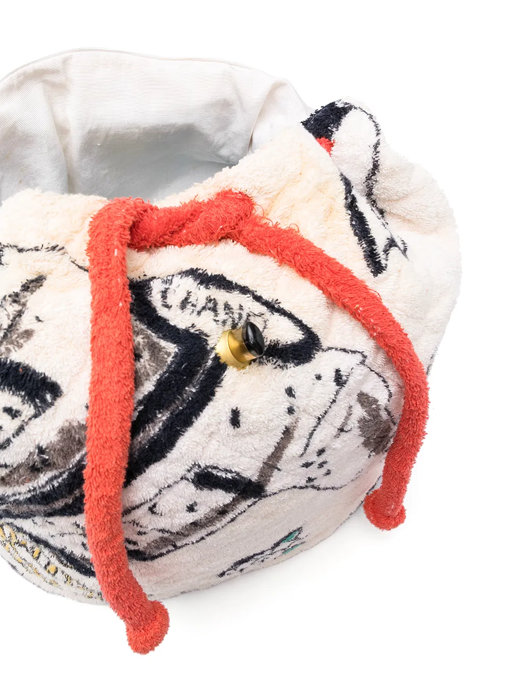 фото Chanel pre-owned махровый рюкзак 1994-го года с логотипом cc