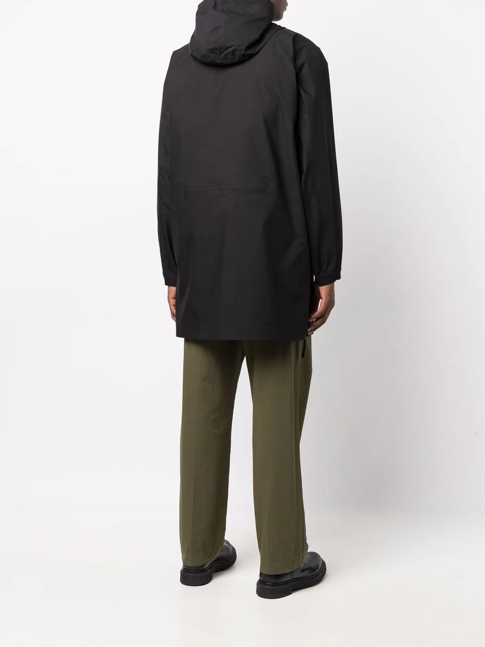 Stone Island плащ с капюшоном и нашивкой-логотипом  7515711G2 Фото 4