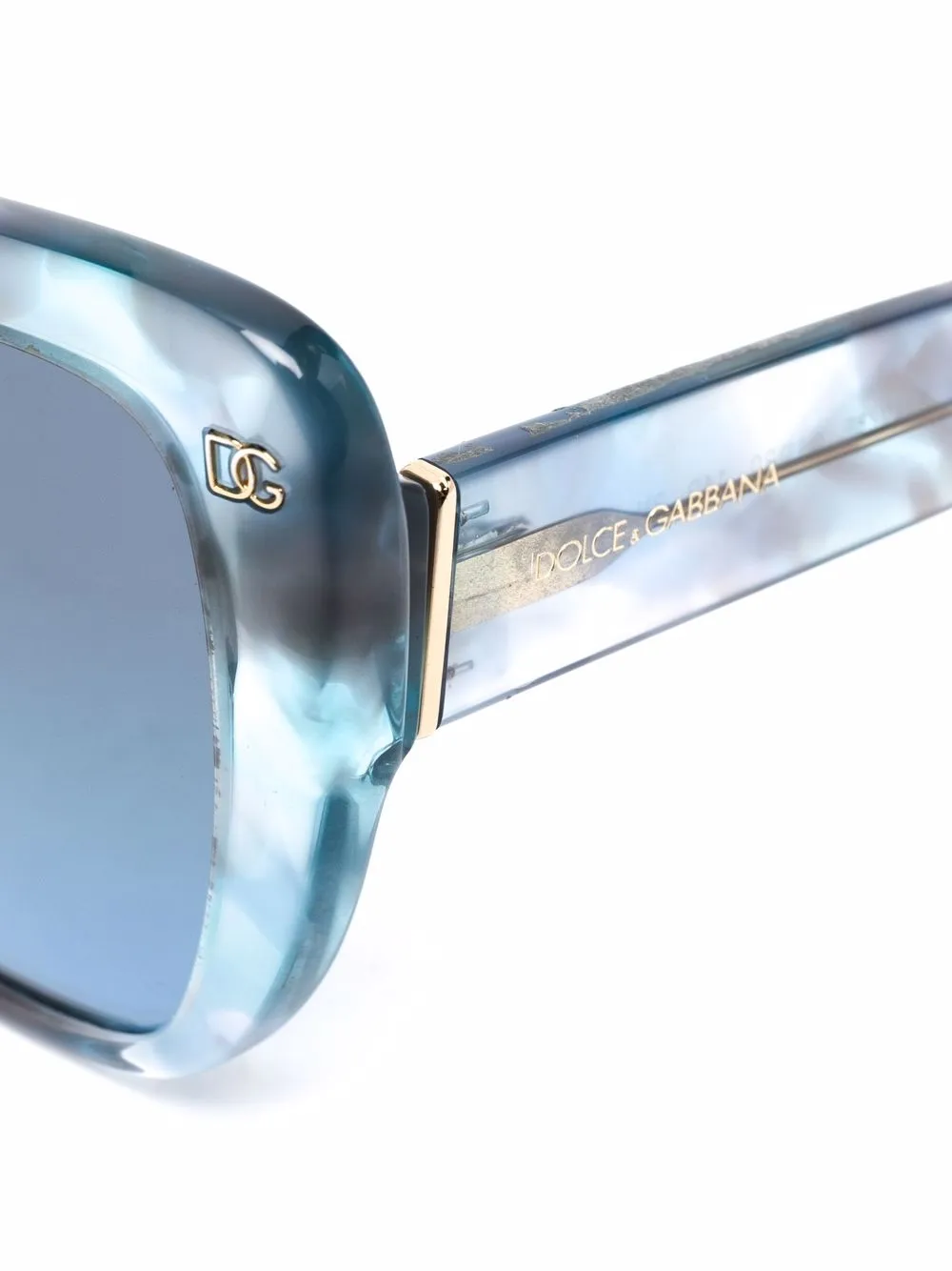 фото Dolce & gabbana eyewear солнцезащитные очки в оправе 'бабочка'