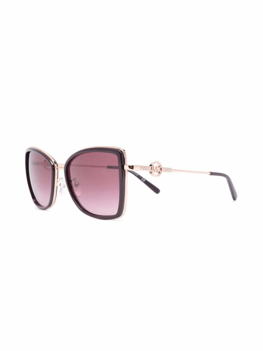 Michael Kors Zonnebril met logo - Goud