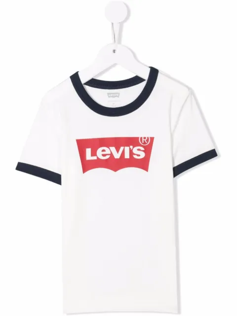 Levi's Kids logo-print BCI cotton T-shirt