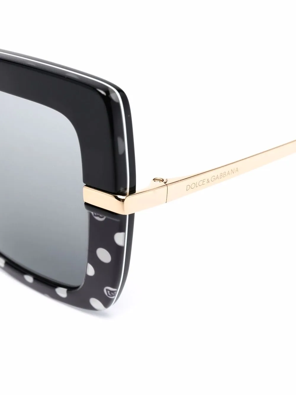 фото Dolce & gabbana eyewear солнцезащитные очки в горох