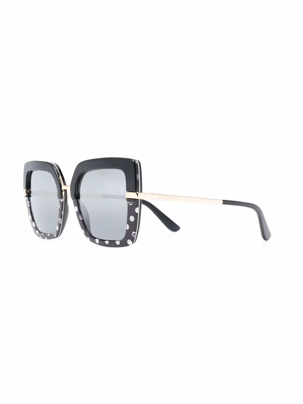 фото Dolce & gabbana eyewear солнцезащитные очки в горох