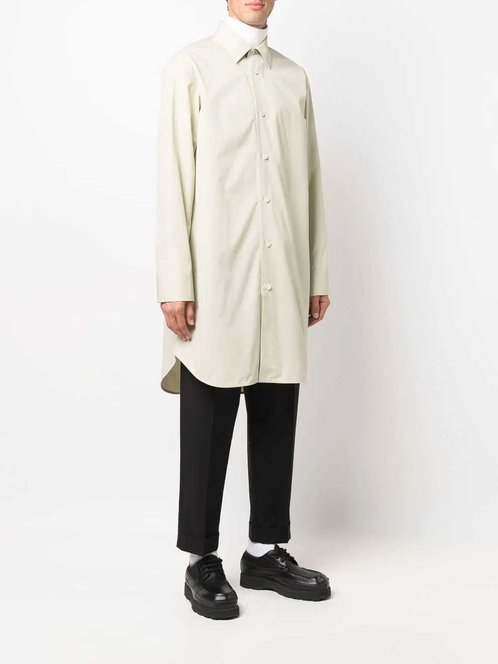 фото Jil sander куртка-рубашка оверсайз