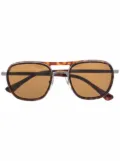 Persol pilot-frame sunglasses - Brown