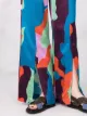 Kirin printed satin trousers