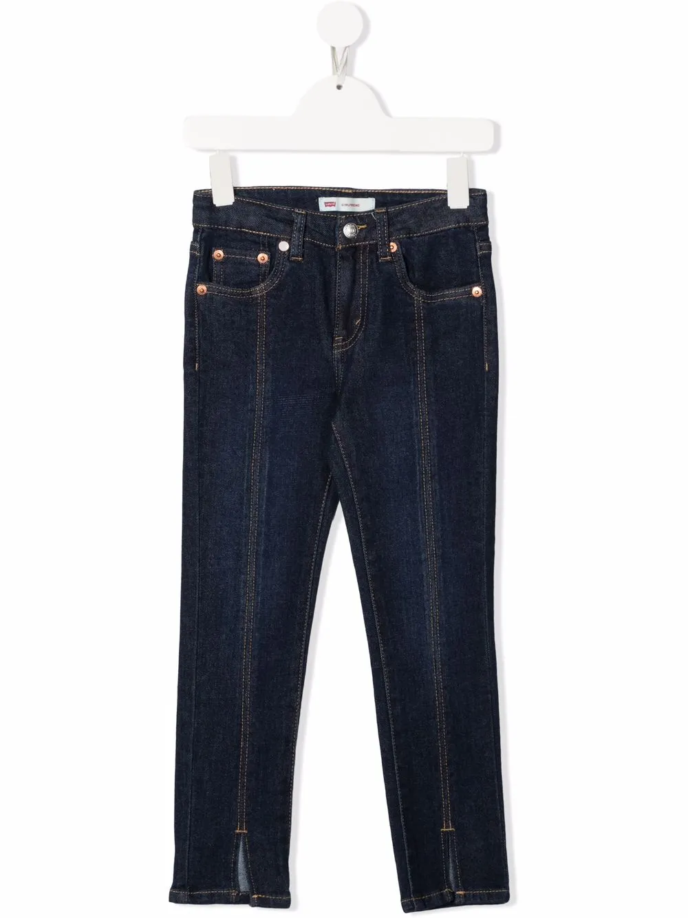 

Levi's Kids skinny jeans con tiro medio - Azul