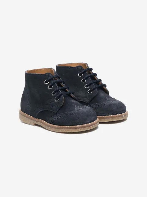 Gallucci Kids lace-up suede boots