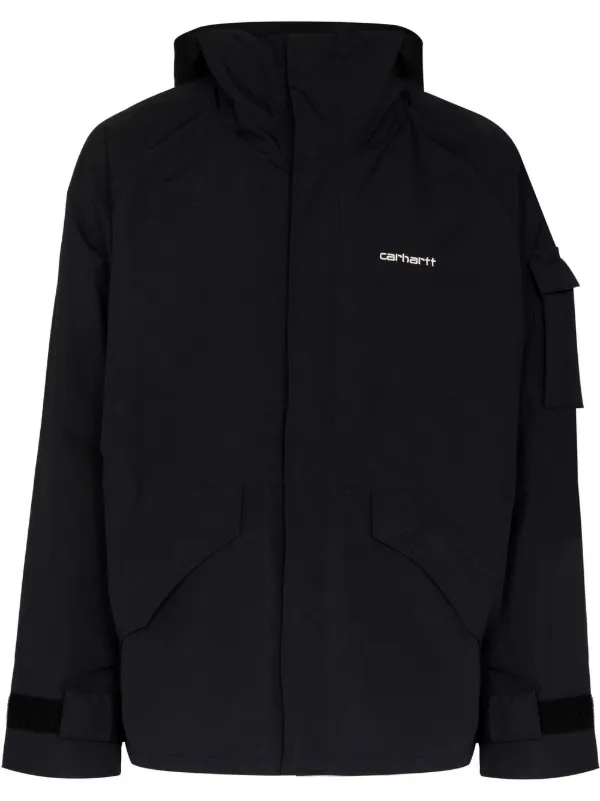 Carhartt WIP Prospector Zipped Hooded Jacket - Black