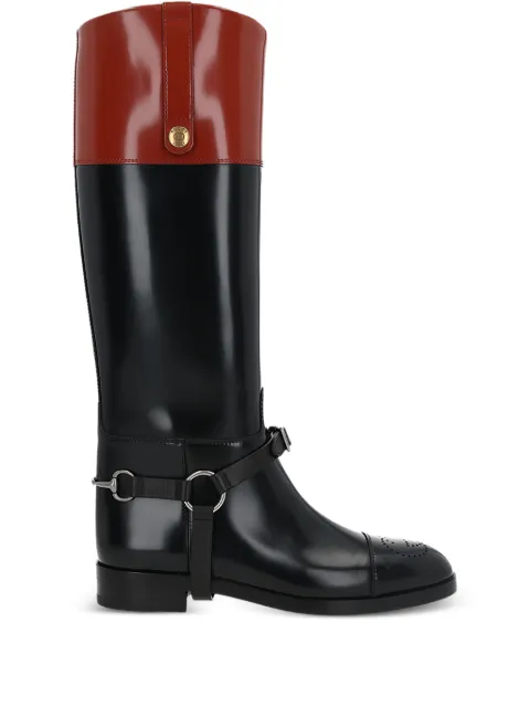 Gucci Harness knee boots