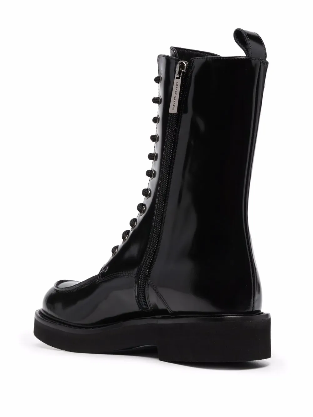 Casadei highshine Combat Boots Farfetch