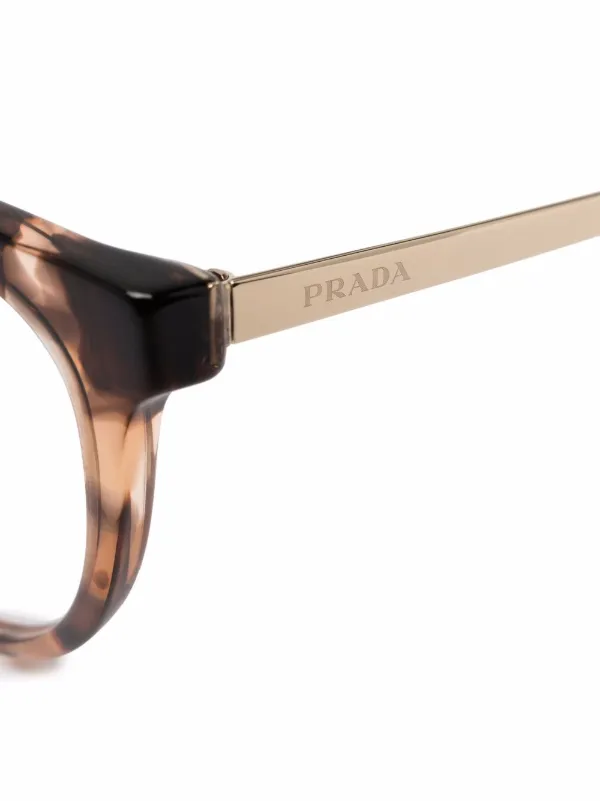 prada tortoise shell eyeglasses