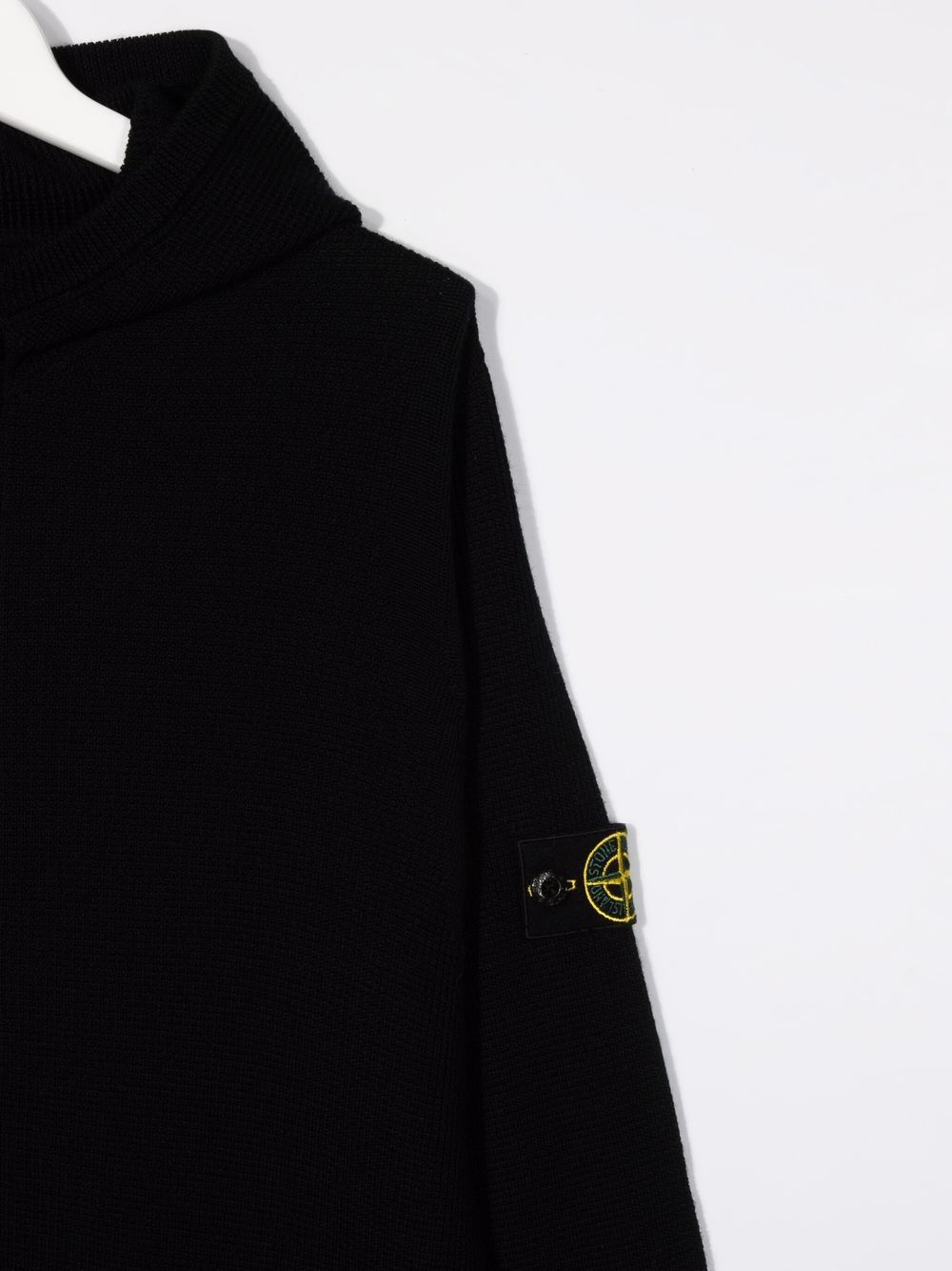 фото Stone island junior худи на молнии с логотипом