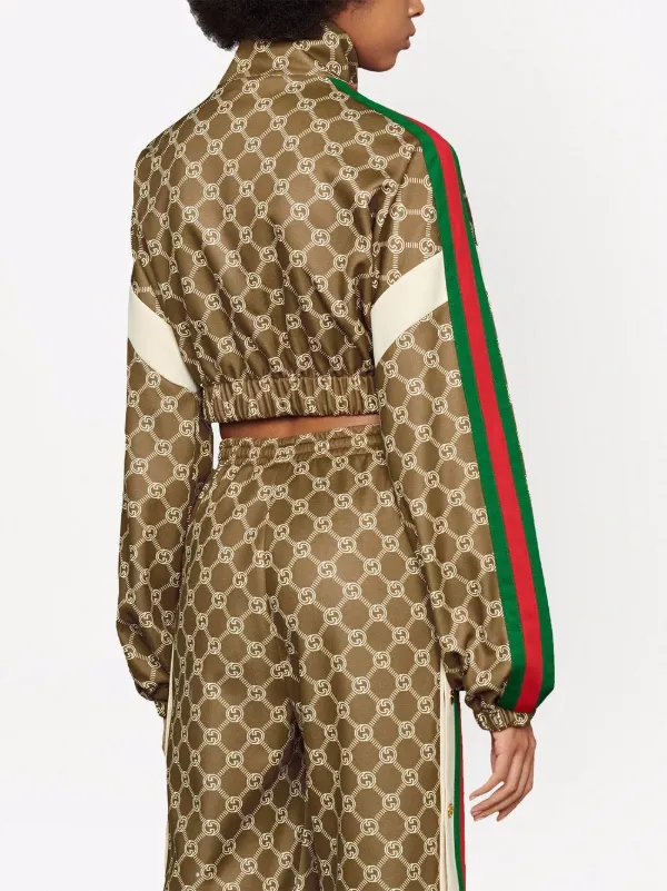 Gucci グッチ インターロッキングG クロップドジャケット - FARFETCH