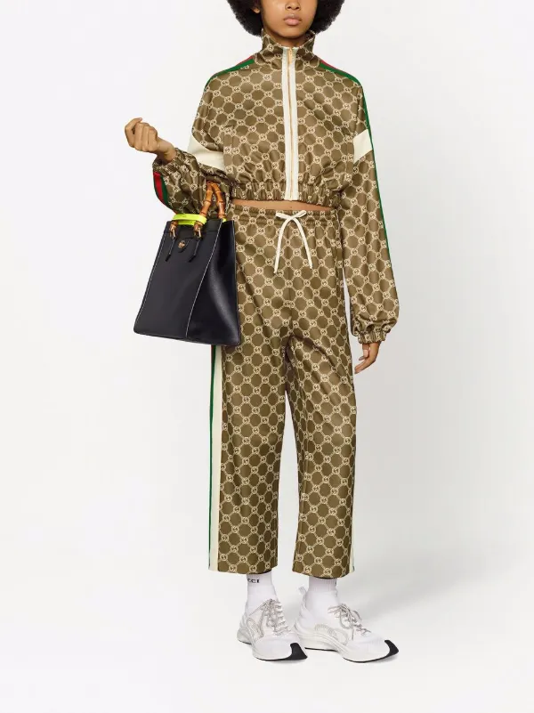 Gucci グッチ インターロッキングG クロップドジャケット - Farfetch