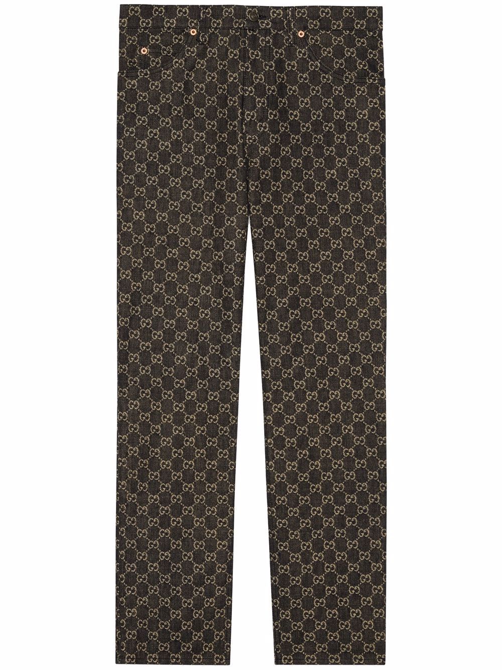 

Gucci GG Supreme straight-leg jeans - Black