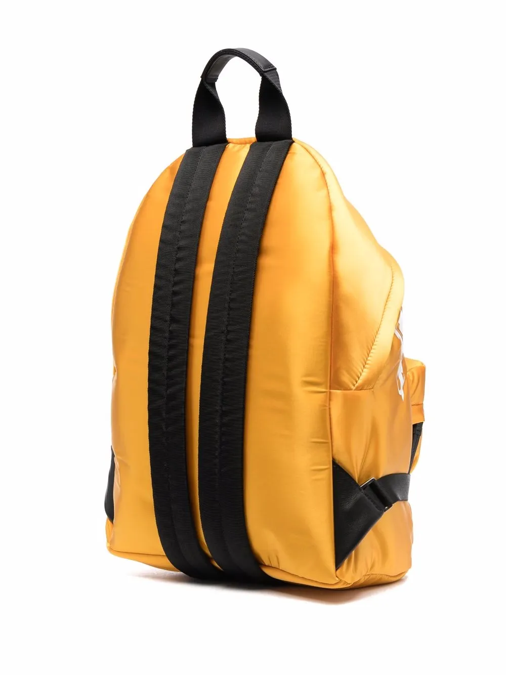  Palm Angels Curved-logo Backpack - Yellow 