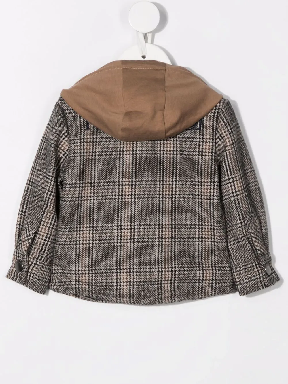 фото Trussardi junior клетчатое худи на пуговицах