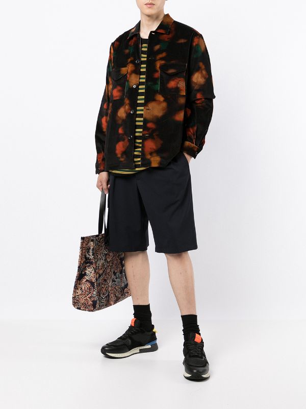 Paul Smith tie-dye Print Corduroy Shirt - Farfetch