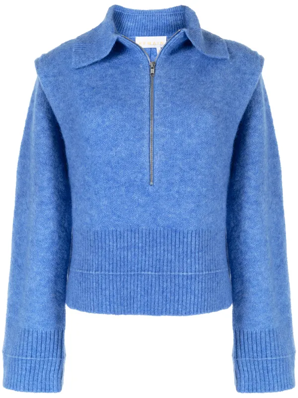REMAIN Knitted zip-up Jumper - Farfetch