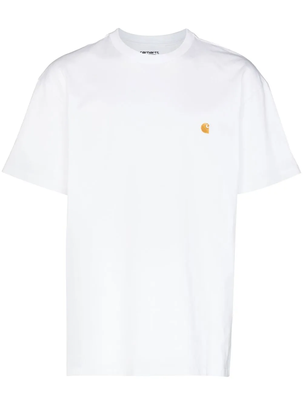 

Carhartt WIP playera Chase con logo bordado - Blanco