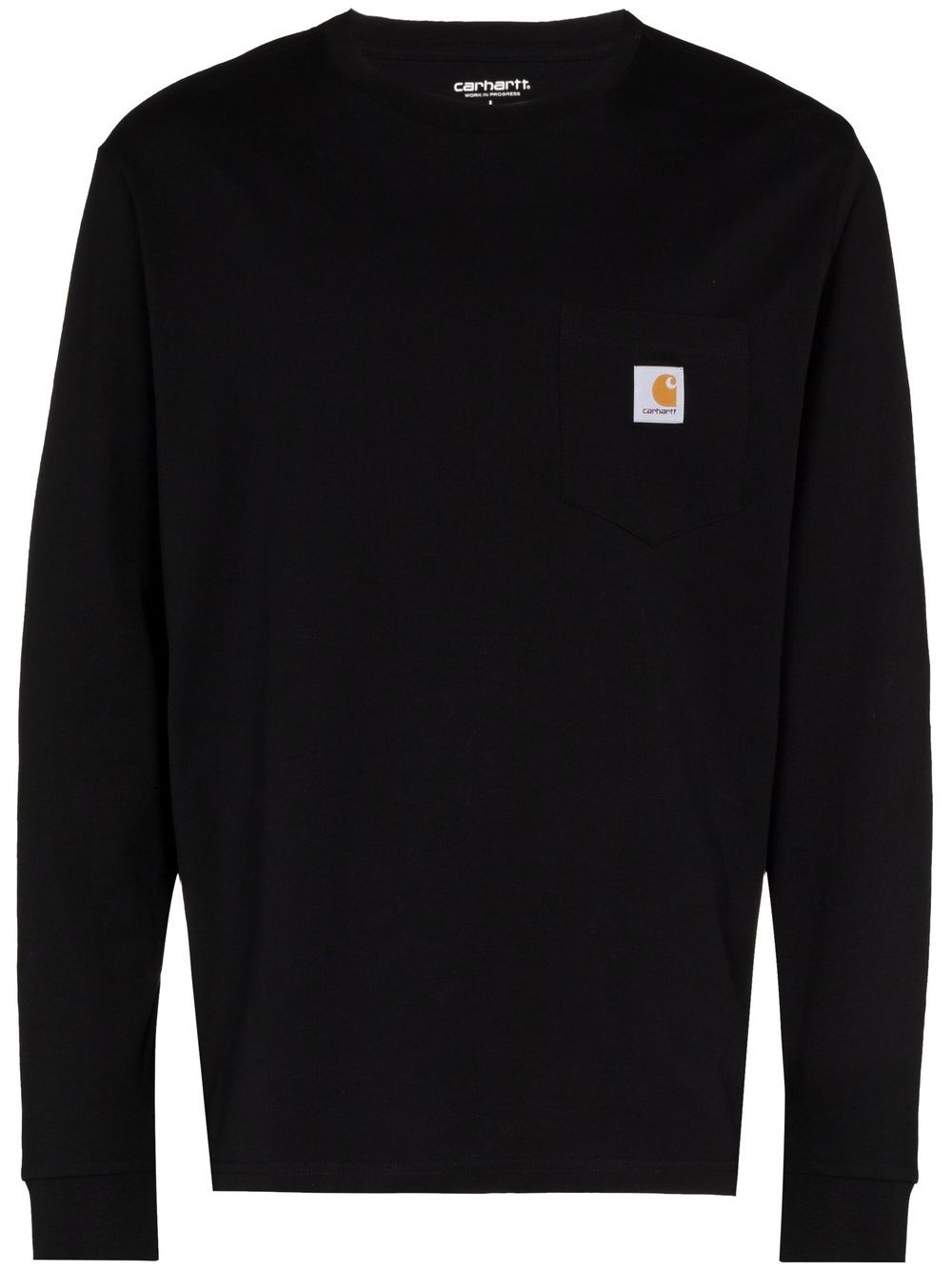 

Carhartt WIP playera con parche del logo y manga larga - Negro