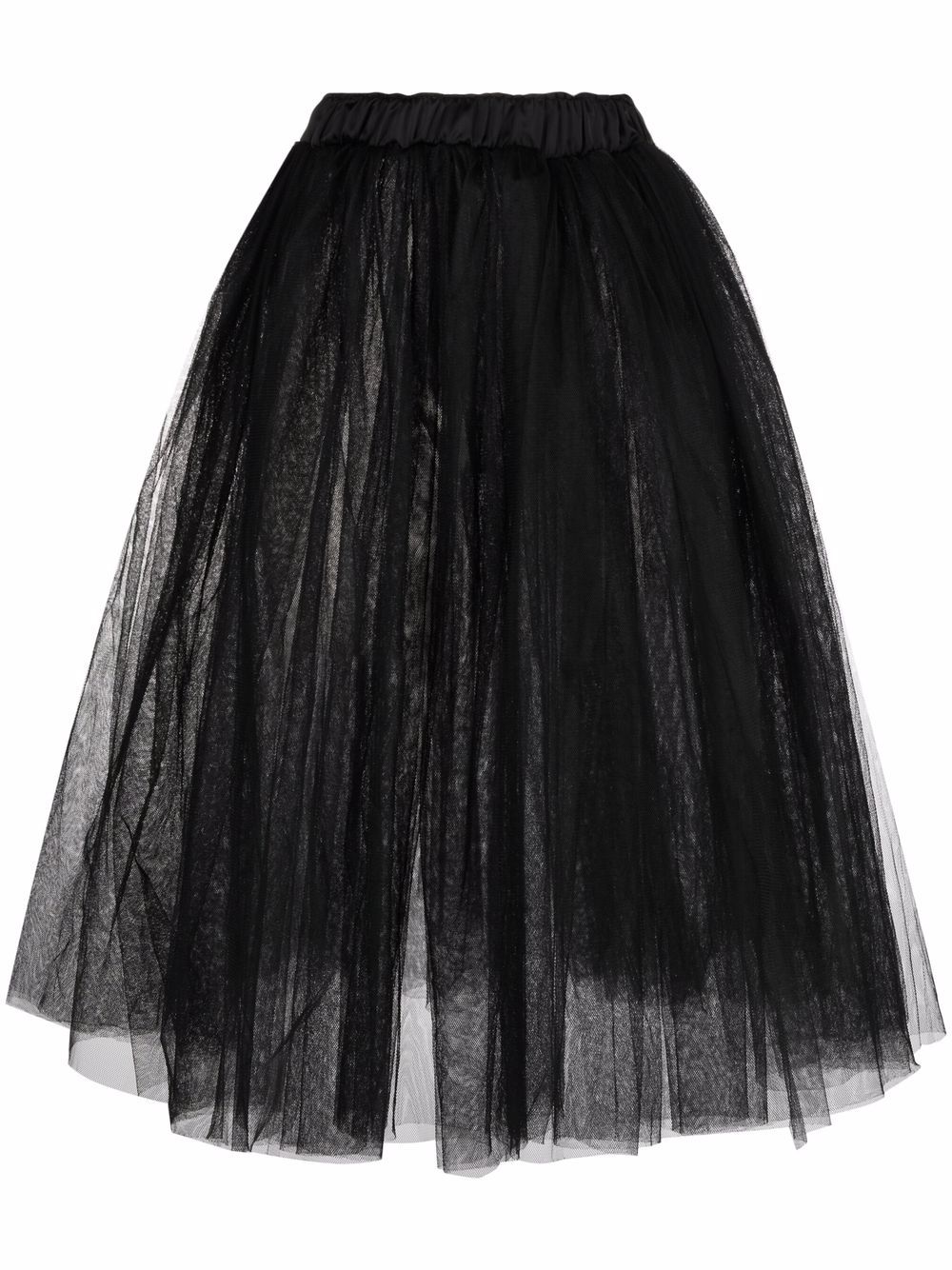 Alchemy Full-shape Tulle Midi Skirt In Black | ModeSens