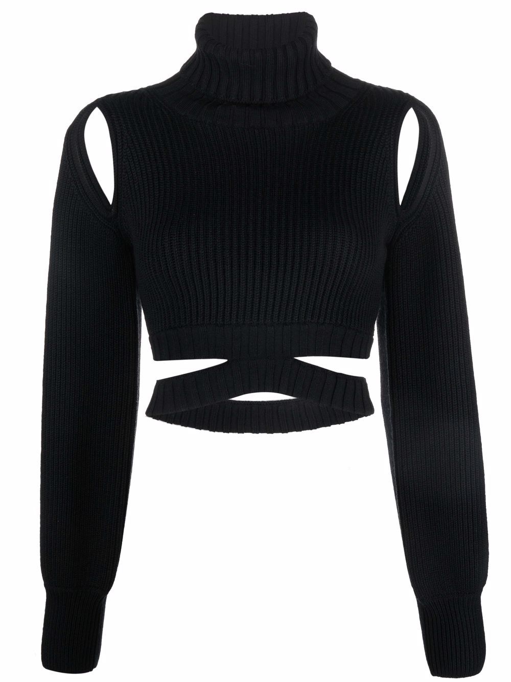 фото Adamo ribbed-knit roll-neck jumper