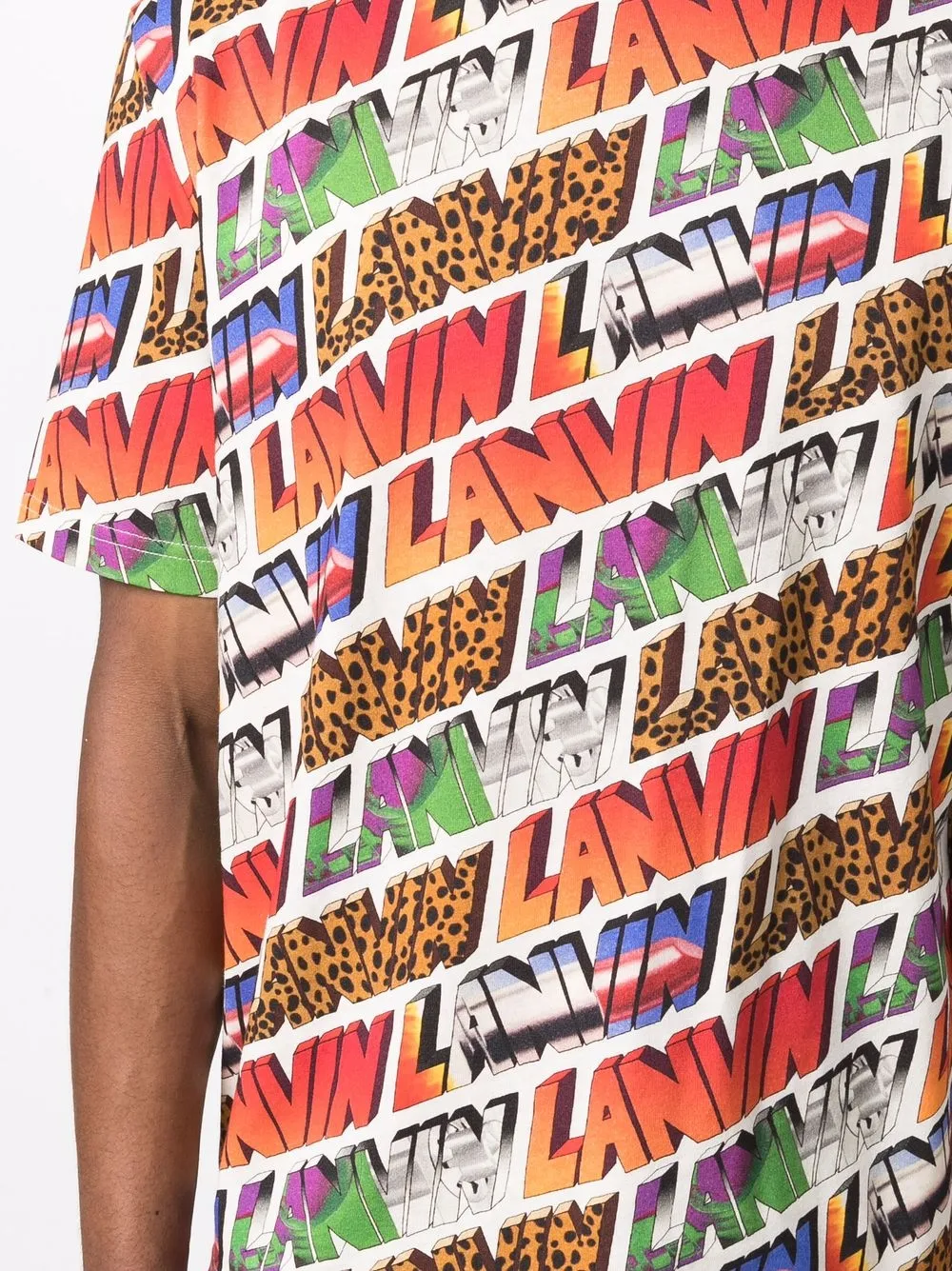 фото Lanvin футболка с логотипом