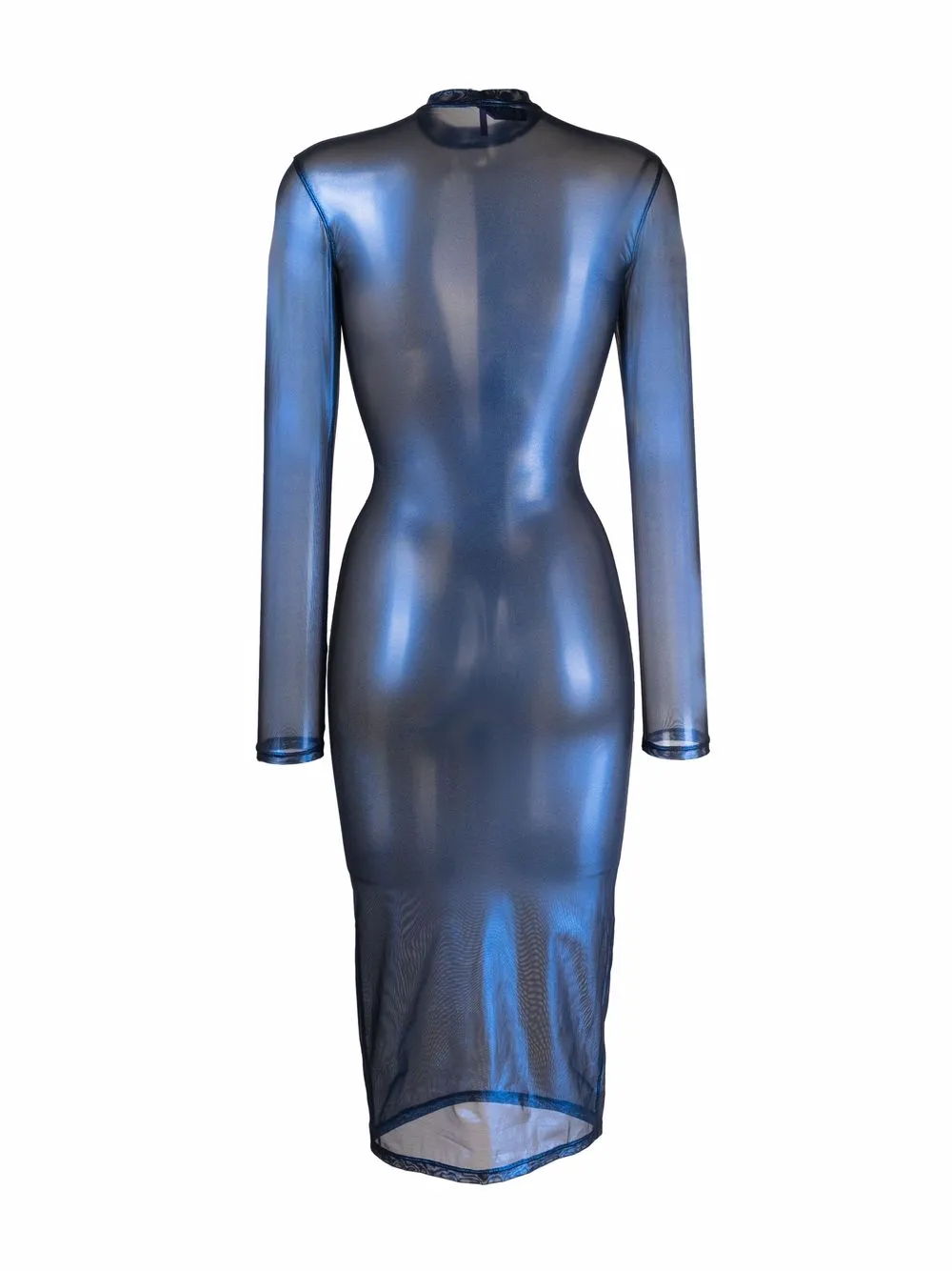 фото Maison close платье миди blue angel из тюля