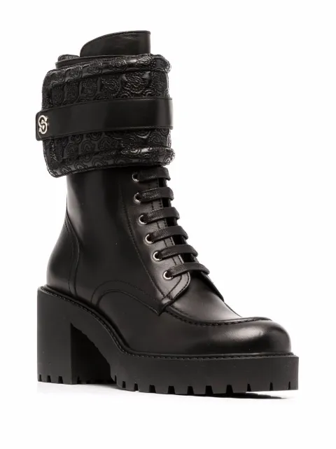 salvatore ferragamo biker boots