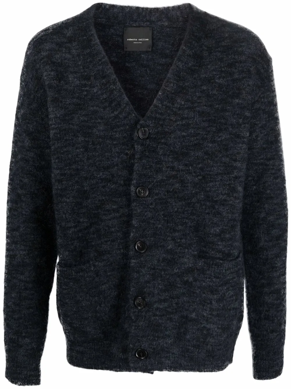 

Roberto Collina patterned button-up cardigan - Blue