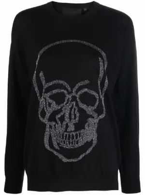 Pull philipp plein tete best sale de mort