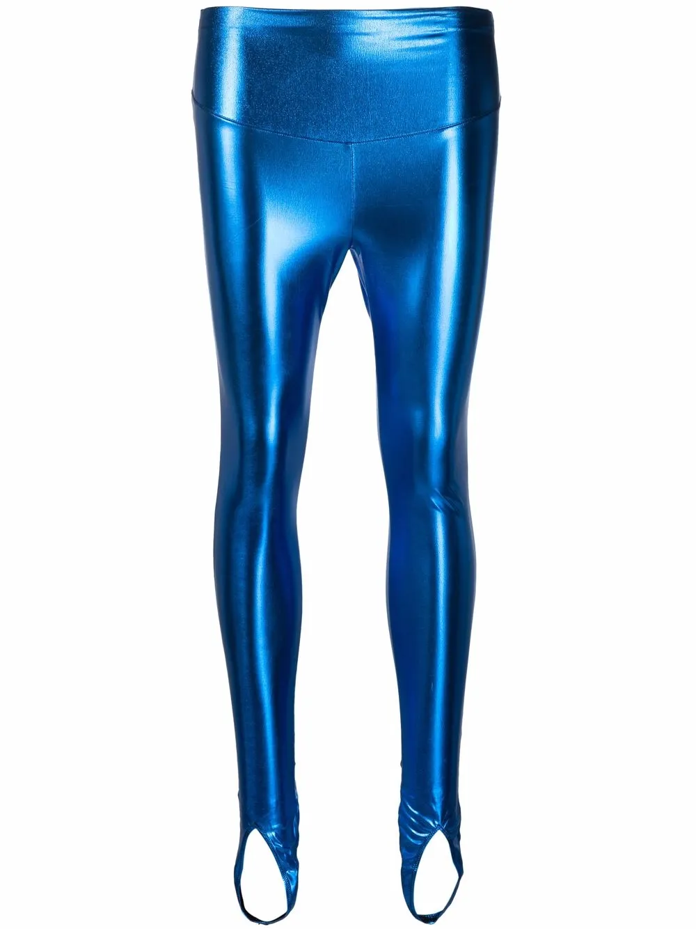 Maison Close Blue Angel metallic-effect Leggings - Farfetch