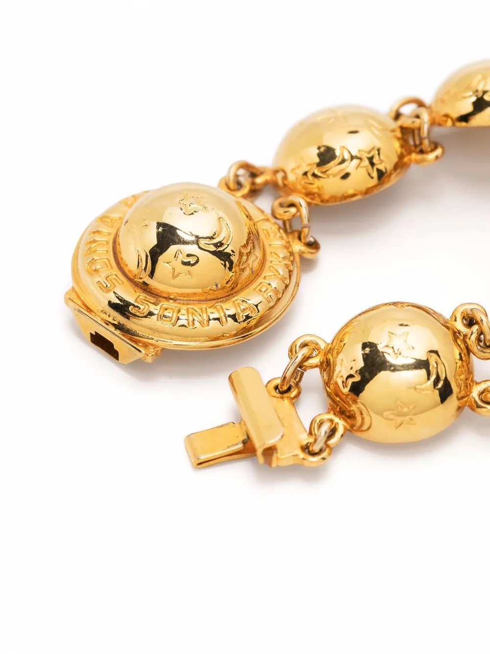  Sonia Rykiel Pre Owned 1980 Armband   Gold 