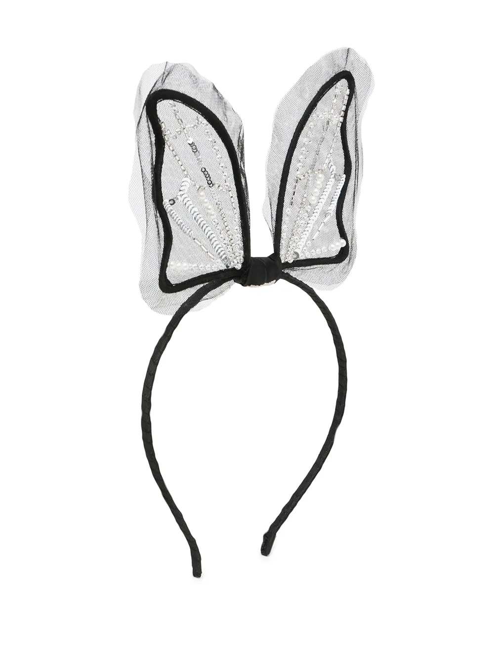 Tutu Du Monde шелковый ободок Black Crow