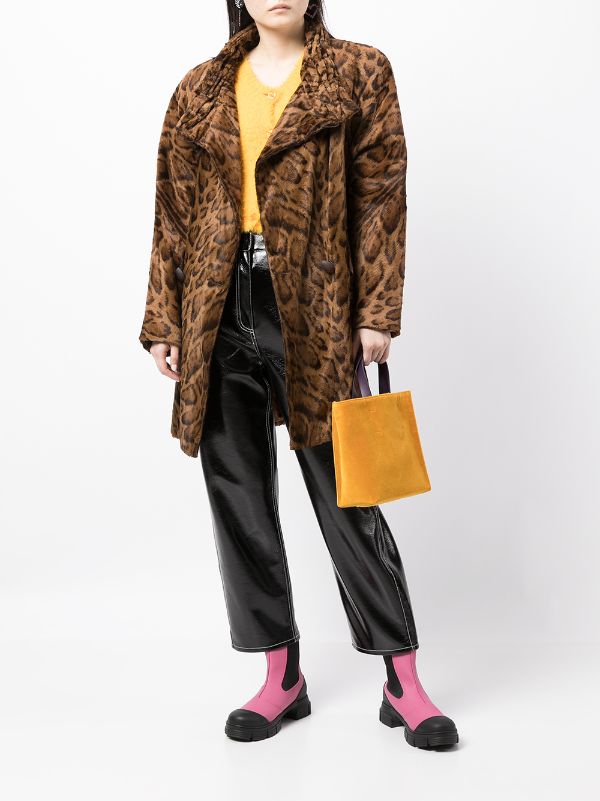 Fendi Pre-owned 1990s Leopard-Print Faux-Fur Coat