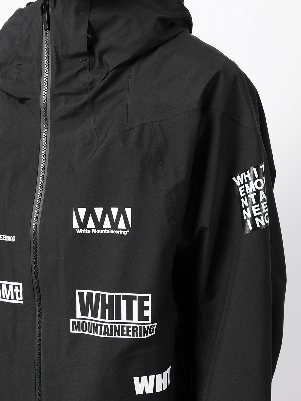 фото White mountaineering легкая куртка с графичным принтом