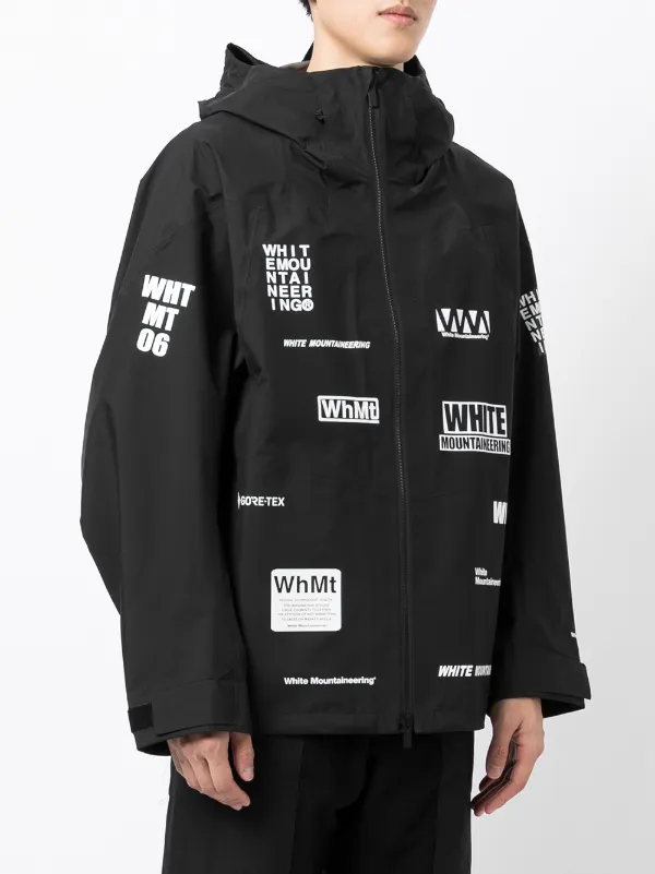 White Mountaineering graphic-print zip-up Lightweight Jacket