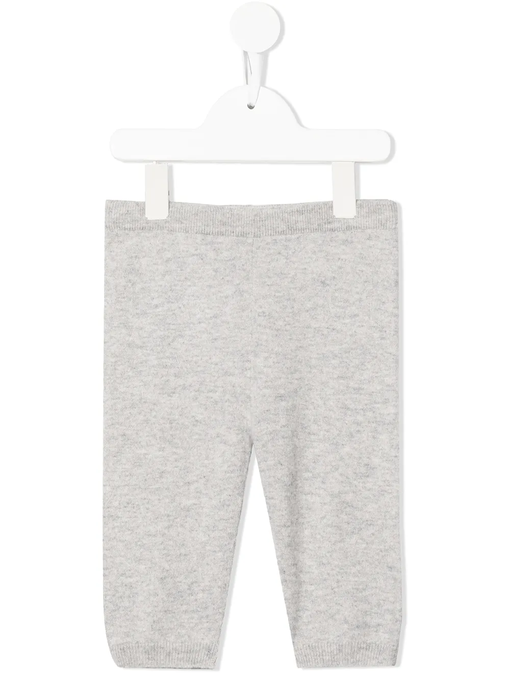 

N.PEAL KIDS panda pocket leggings - Grey