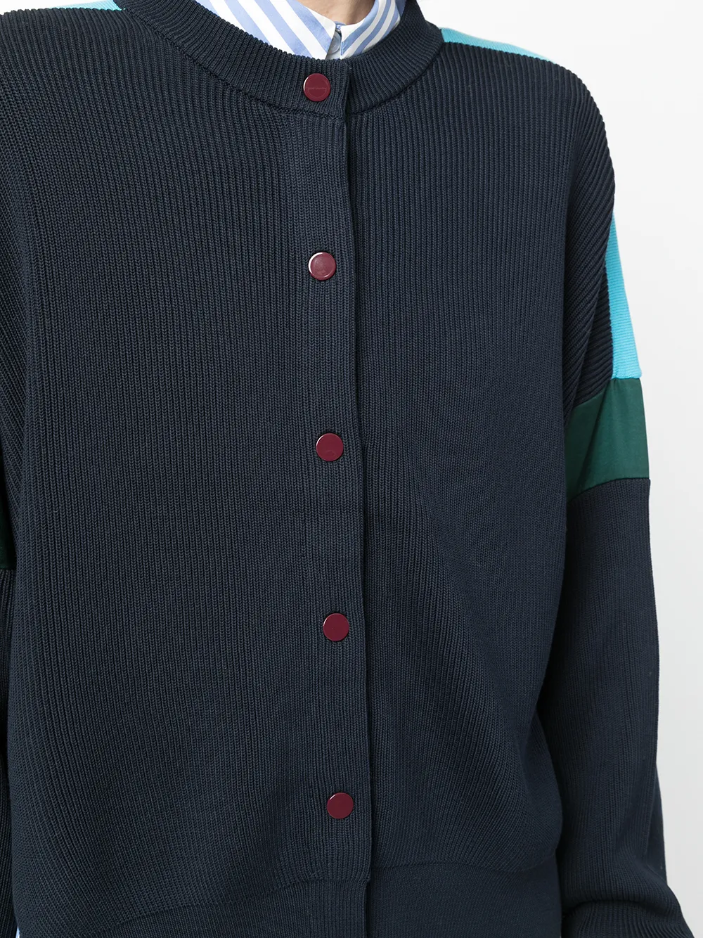 фото Enföld бомбер с контрастными вставками