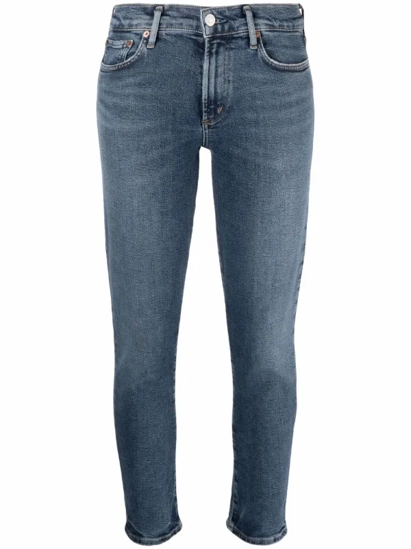 AGOLDE Toni mid-rise Slim Cropped Jeans 
