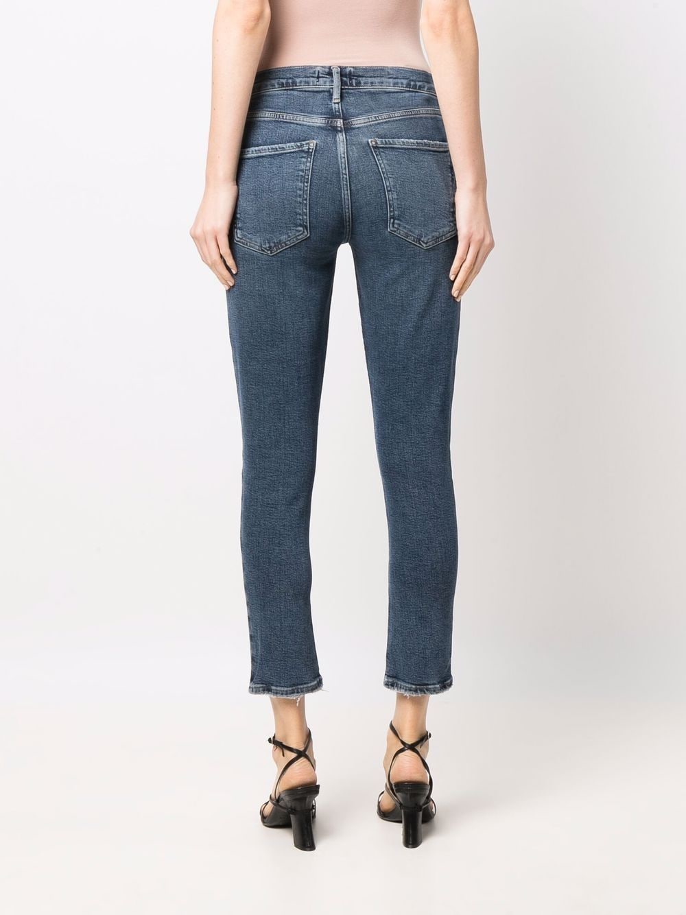 AGOLDE Toni mid-rise Slim Cropped Jeans - Farfetch