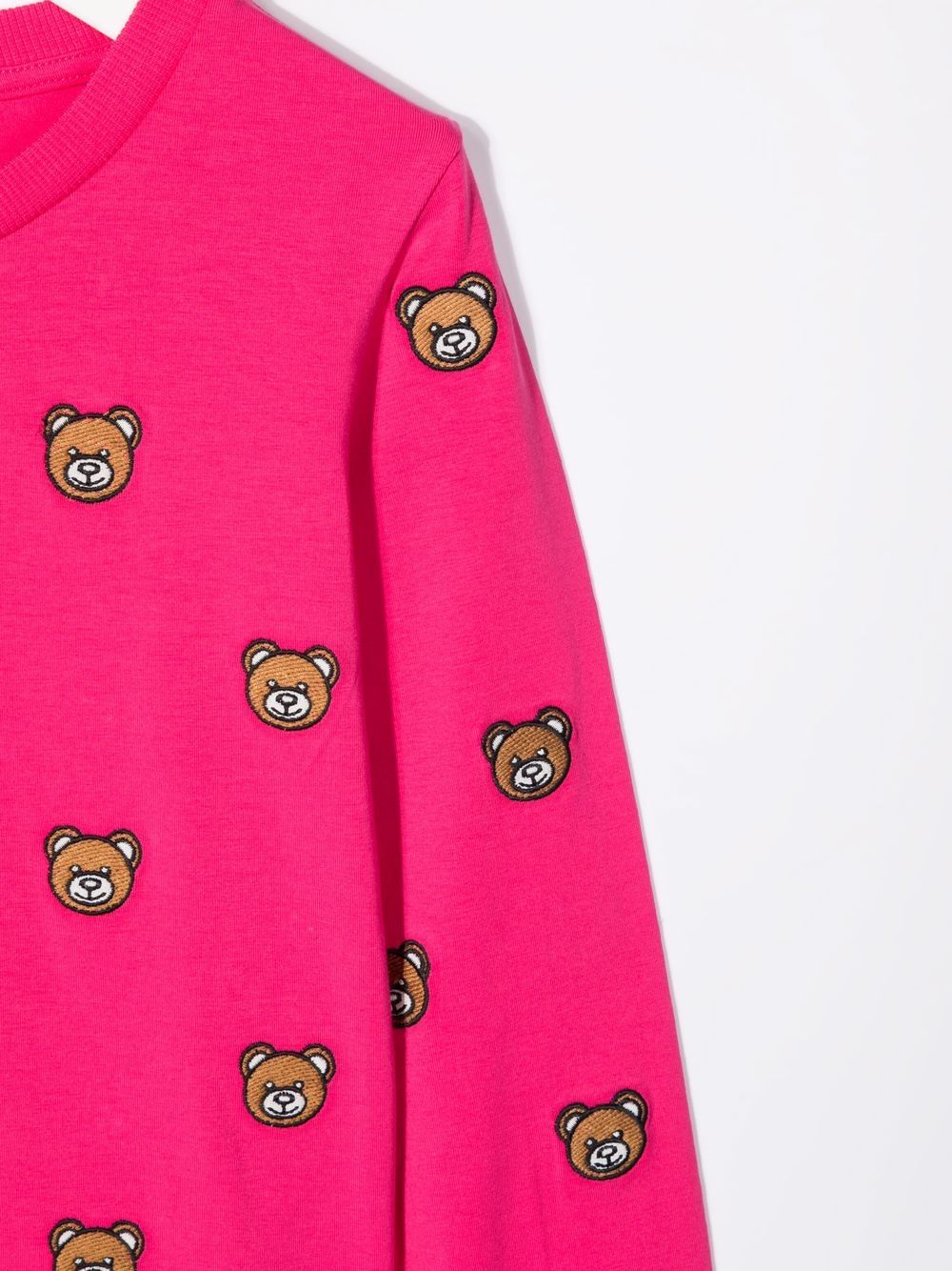 фото Moschino kids толстовка с принтом teddy bear