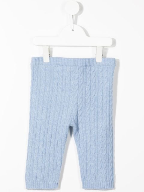 cable-knit leggings