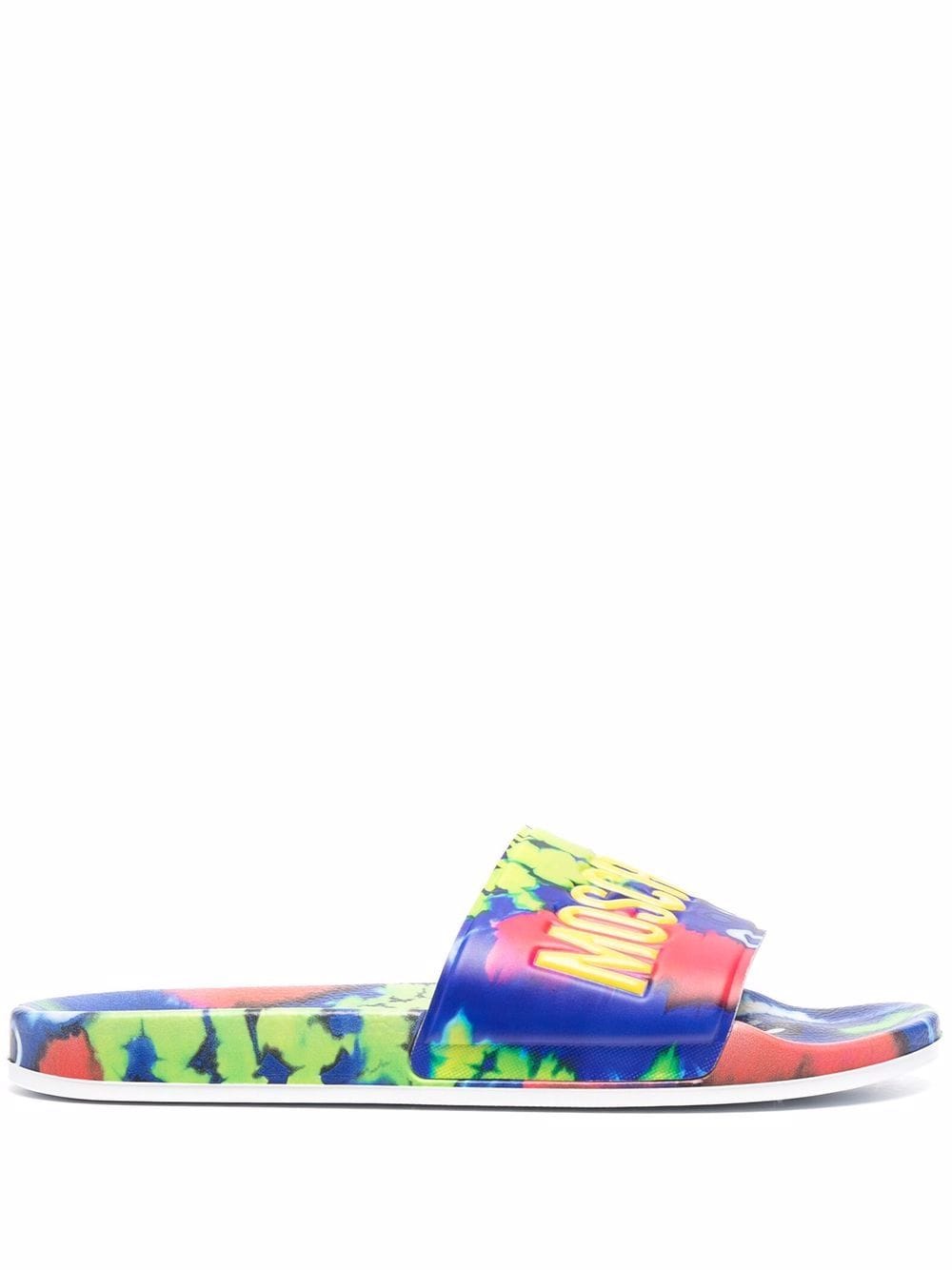 

Moschino sandalias con motivo tie-dye - Azul