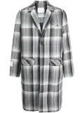 Off Duty wade checked coat - Black