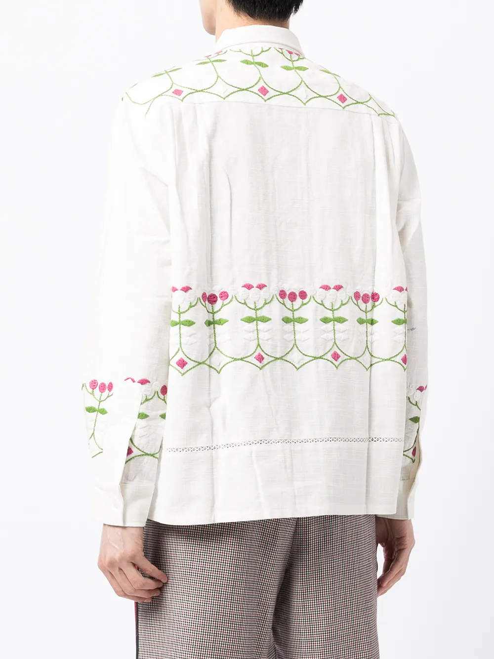 фото Bode рубашка с вышивкой