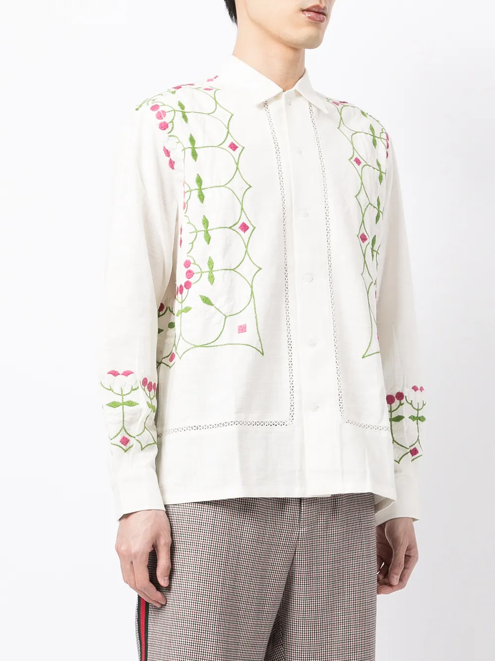 фото Bode рубашка с вышивкой